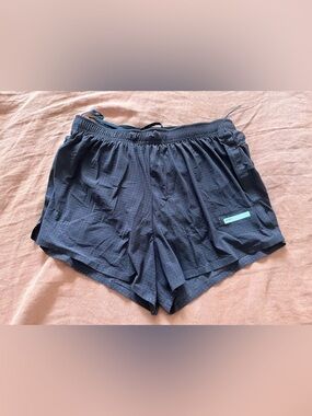 Satisfy Running Space-O Shorts, 2.5”, Size Small - Brown